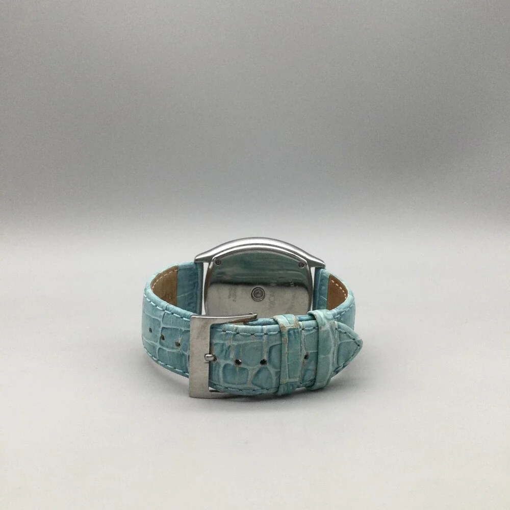 Honora Womens Watch 36mm Blue MOP Dial Floating Pearls Leather New Battery